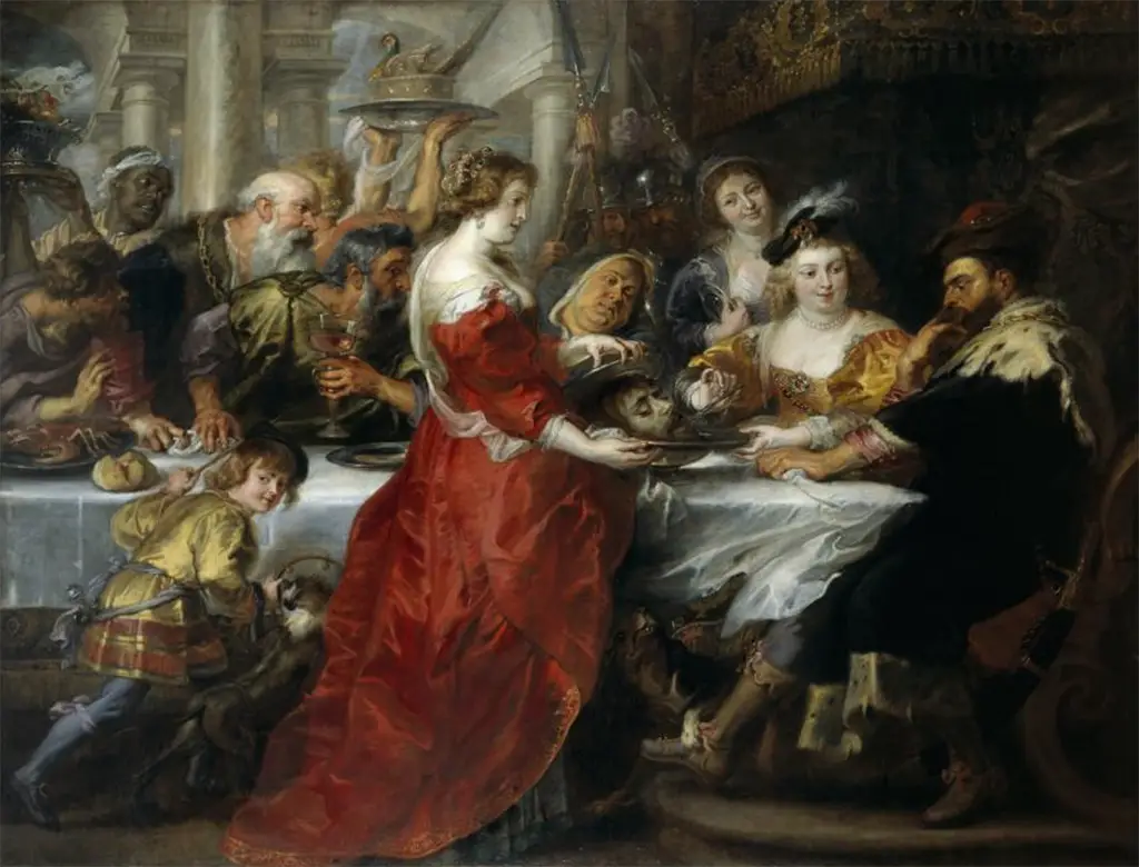 The Feast of Herod in Detail Peter Paul Rubens